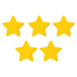 an image with five yellow stars made by Mnauliady at Flaticon.com