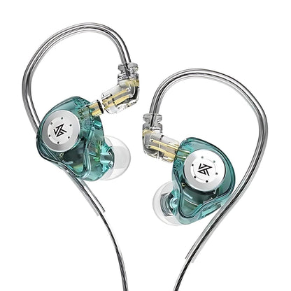 KZ EDX PRO Hi-Fi Dynamic Bluetooth Earphones in cyan with no mic