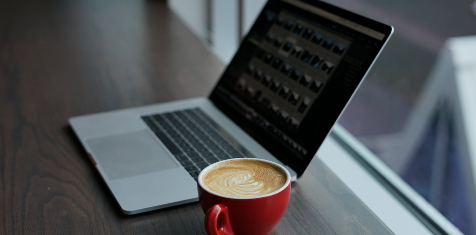 laptop and coffee